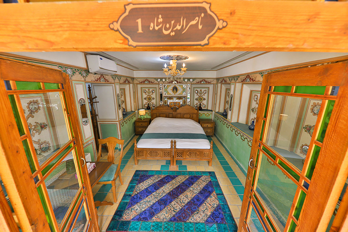 Naser al-Din Shah Room Isfahan Shiran heritage hotel